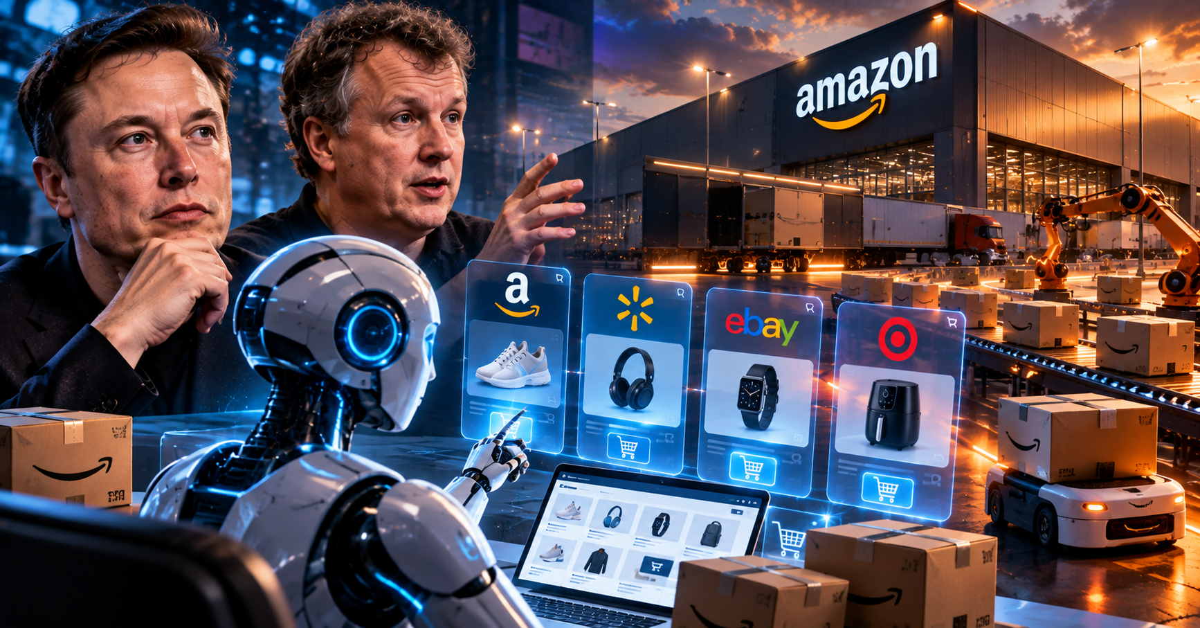 Amazon blocca gli agenti AI: Elon Musk sostiene l'allarme di Paul Graham